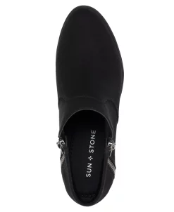 Sun + Stone Abby Double Zip Booties, Created For Macy's -Sam Edelman Shop 17463934 fpx