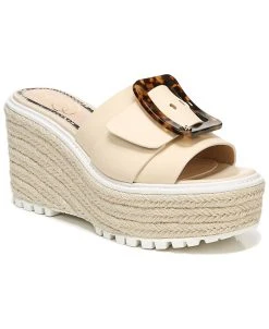 Sam Edelman Women's Livi Buckle Wedge Sandals