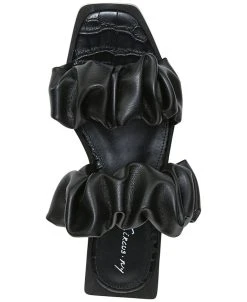 Circus NY By Sam Edelman Women's Iggy Ruched Slide Sandals -Sam Edelman Shop 18481162 fpx