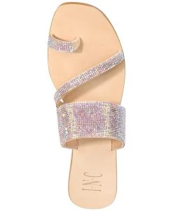 INC International Concepts Gianolo Embellished Toe-Ring Flat Sandals, Created For Macy's -Sam Edelman Shop 18737673 fpx