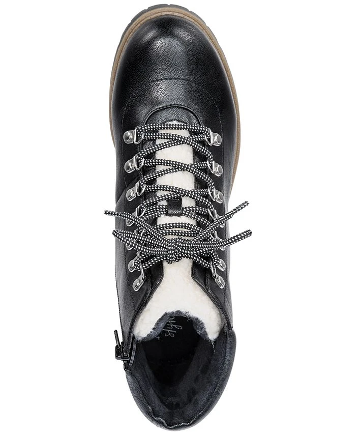 Style & Co Maariah Lace-Up Lug Sole Booties, Created For Macy's 6 Style & Co Maariah Lace-Up Lug Sole Booties, Created For Macy's - Image 4