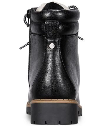 Style & Co Maariah Lace-Up Lug Sole Booties, Created For Macy's 5 Style & Co Maariah Lace-Up Lug Sole Booties, Created For Macy's - Image 3