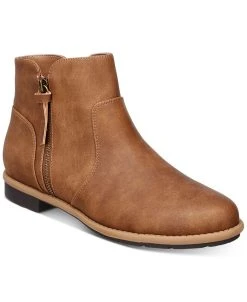 Style & Co Oaklynn Zip Booties, Created Macy's