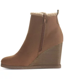 Sun + Stone Camillia Wedge Booties, Created For Macy's -Sam Edelman Shop 19939557 fpx