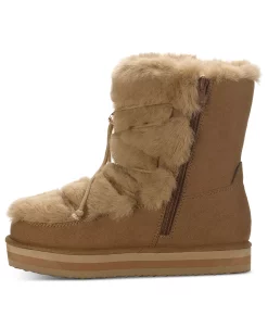 Sun + Stone Remii Fuzzy Cold-Weather Booties, Created For Macy's -Sam Edelman Shop 20211892 fpx