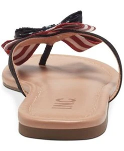 INC International Concepts Women's Mabae Bow Flat Sandals, Created For Macy's -Sam Edelman Shop 20948809 fpx