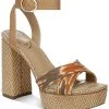 Sam Edelman Women's Nolita Raffia Platform Sandals