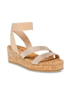 Anne Klein Women's Alyson Crystal Wedge Sandals