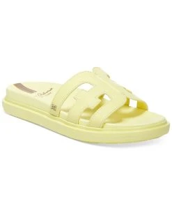 Sam Edelman Women's Valeri Logo Emblem Footbed Slide Sandals