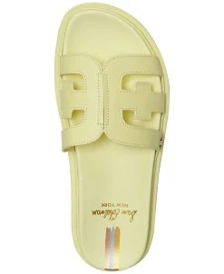 Sam Edelman Women's Valeri Logo Emblem Footbed Slide Sandals -Sam Edelman Shop 21165719 fpx