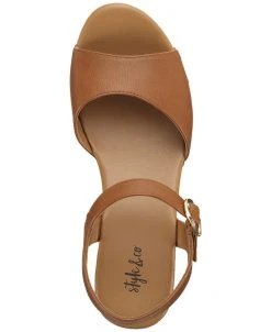 Style & Co Anddreas Platform Block-Heel Sandals, Created For Macy's -Sam Edelman Shop 21204862 fpx