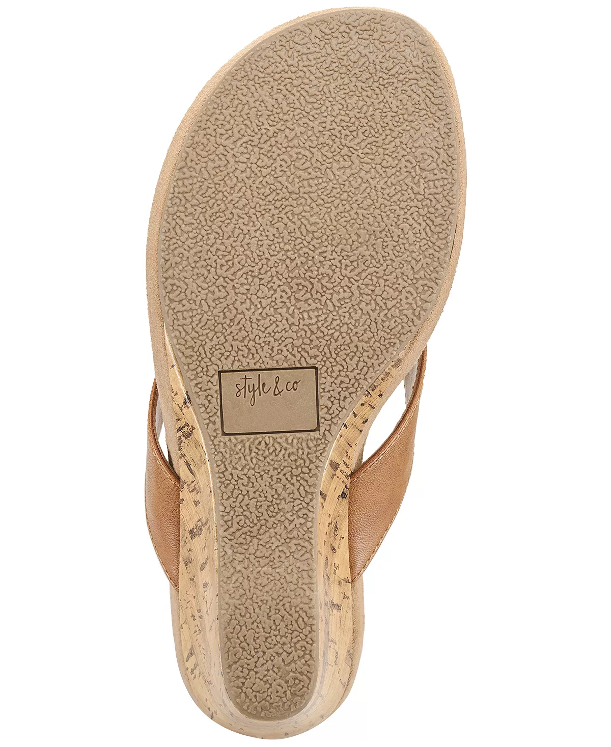 Style & Co Hicklet Wedge Thong Sandals, Created For Macy's 7 Style & Co Hicklet Wedge Thong Sandals, Created For Macy's - Image 5