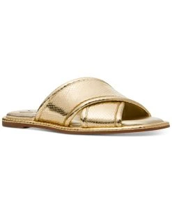 Michael Kors Women's Gideon Crisscross Flat Sandals