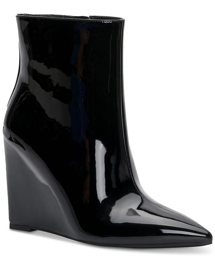 INC International Concepts Women's Azah Wedge Booties, Created For Macy's 3 INC International Concepts Women's Azah Wedge Booties, Created For Macy's