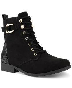 Karen Scott Claritaa Combat Booties, Created For Macy's