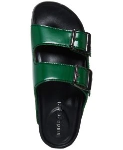 Madden Girl Women's Boxer Two-Band Footbed Sandals -Sam Edelman Shop 22376350 fpx