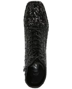 Circus NY By Sam Edelman Women's Kia Sequined Platform Lace-Up Booties -Sam Edelman Shop 22453804 fpx
