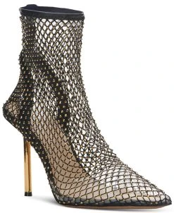 Vince Camuto Women's Kiskia Rhinestone Mesh Booties