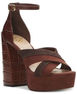 Vince Camuto Gruelie Crossband Platform Sandals