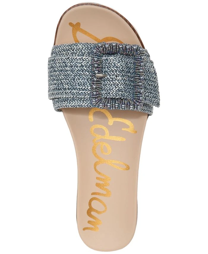 Sam Edelman Women's Ariane Beaded-Buckle Platform Sandals 6 Sam Edelman Women's Ariane Beaded-Buckle Platform Sandals - Image 4