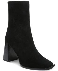Sam Edelman Women's Ivette Block-Heel Square Toe Booties