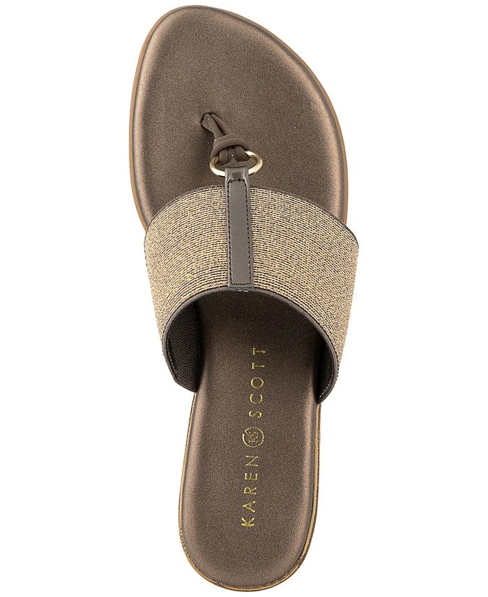 Karen Scott L Flat Sandals, Created For Macy's 6 Karen Scott L Flat Sandals, Created For Macy's - Image 4