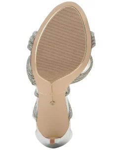 Vince Camuto Women's Aimery Strappy Rhinestone Tie-Up Stiletto Sandals -Sam Edelman Shop 22684780 fpx