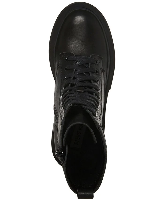 Steve Madden Women's Matryx Lace-Up Lug-Sole Combat Booties 6 Steve Madden Women's Matryx Lace-Up Lug-Sole Combat Booties - Image 4