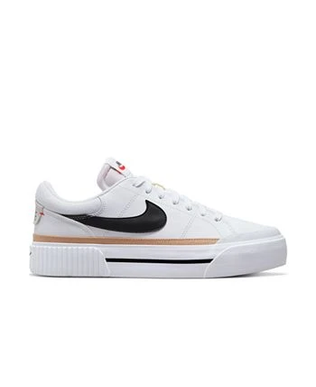 Nike Women's Court Legacy Lift Platform Casual Sneakers From Finish Line 4 Nike Women's Court Legacy Lift Platform Casual Sneakers From Finish Line - Image 2