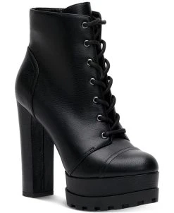 Jessica Simpson Imala Lace-Up Platform Booties