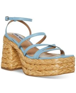 Steve Madden Women's Belise Strappy Platform Espadrille Sandals