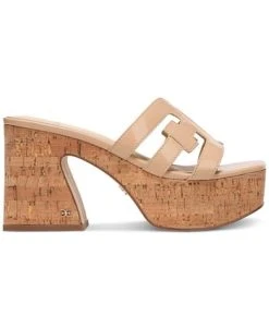 Sam Edelman Dev Cork Platform Logo Sandals -Sam Edelman Shop 23305298 fpx