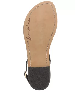 Sam Edelman Gigi Signet T-Strap Flat Sandals -Sam Edelman Shop 23360675 fpx