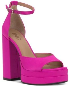 INC International Concepts Women's Arya Platform Sandals, Created For Macy's