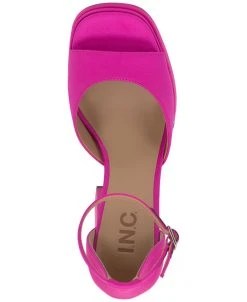 INC International Concepts Women's Arya Platform Sandals, Created For Macy's -Sam Edelman Shop 23378996 fpx