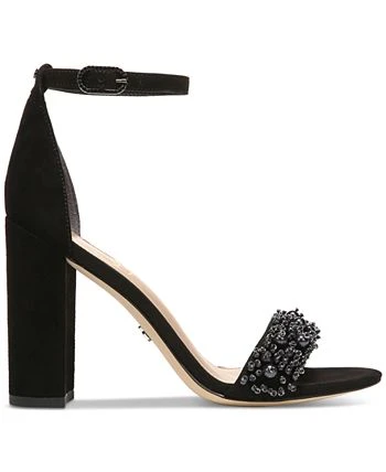 Sam Edelman Women's Yaro Perla Ankle-Strap Dress Sandals 4 Sam Edelman Women's Yaro Perla Ankle-Strap Dress Sandals - Image 2
