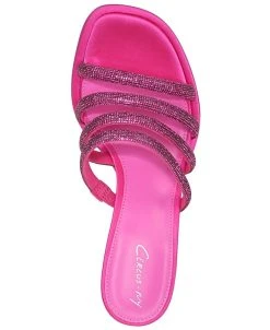 Circus NY Heddie Rhinestones Strappy Flare-Heel Sandals -Sam Edelman Shop 23601060 fpx