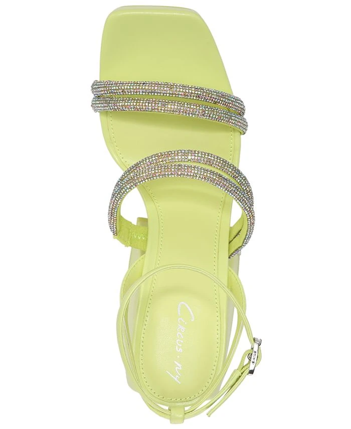 Circus NY Mila Jewel Strappy Rhinestone Platform Sandals 6 Circus NY Mila Jewel Strappy Rhinestone Platform Sandals - Image 4