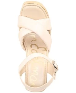 Sam Edelman Uzannah Strappy Wooden Platform Sandals -Sam Edelman Shop 23621184 fpx
