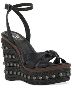 Vince Camuto Pacci Studded Platform Wedge Sandals