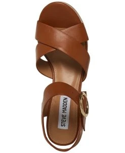 Steve Madden Women's Elkin Ankle-Strap Crisscross Platform Sandals -Sam Edelman Shop 23650057 fpx