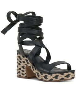 Vince Camuto Roreka Ankle-Tie Espadrille Platform Sandals