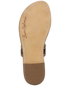 Sam Edelman Ginna Whipstitched Two-Band Slide Sandals -Sam Edelman Shop 23705256 fpx