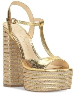 Jessica Simpson Women's Ameeka Ankle-Strap Platform Sandals