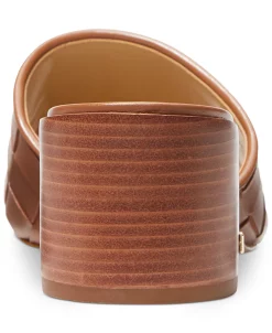 Michael Kors Women's Ingrid Woven Mid-Heel Mule Sandals -Sam Edelman Shop 23777797 fpx