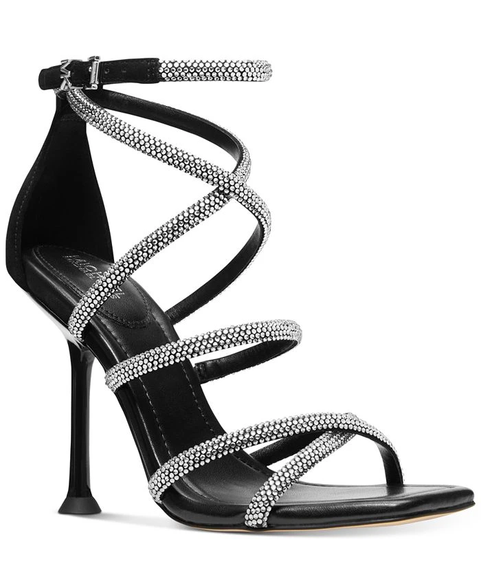 Michael Kors Women's Imani Strappy Dress Sandals 3 Michael Kors Women's Imani Strappy Dress Sandals