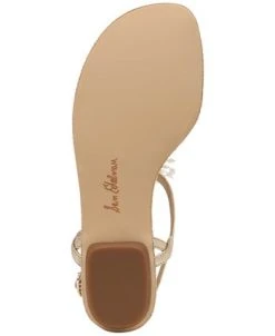 Sam Edelman Women's Brinda Beaded T-Strap Flat Sandals -Sam Edelman Shop 23806579 fpx