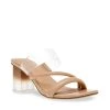Anne Klein Women's Freda Lucite Heel Dress Sandal