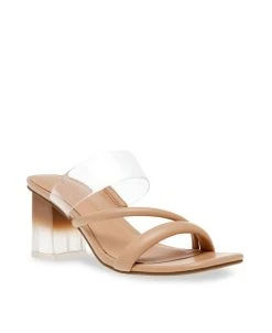 Anne Klein Women's Freda Lucite Heel Dress Sandal