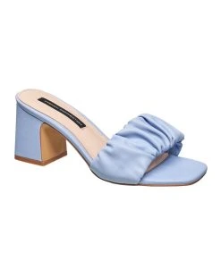 French Connection Women's Block Heel Slide Sandals